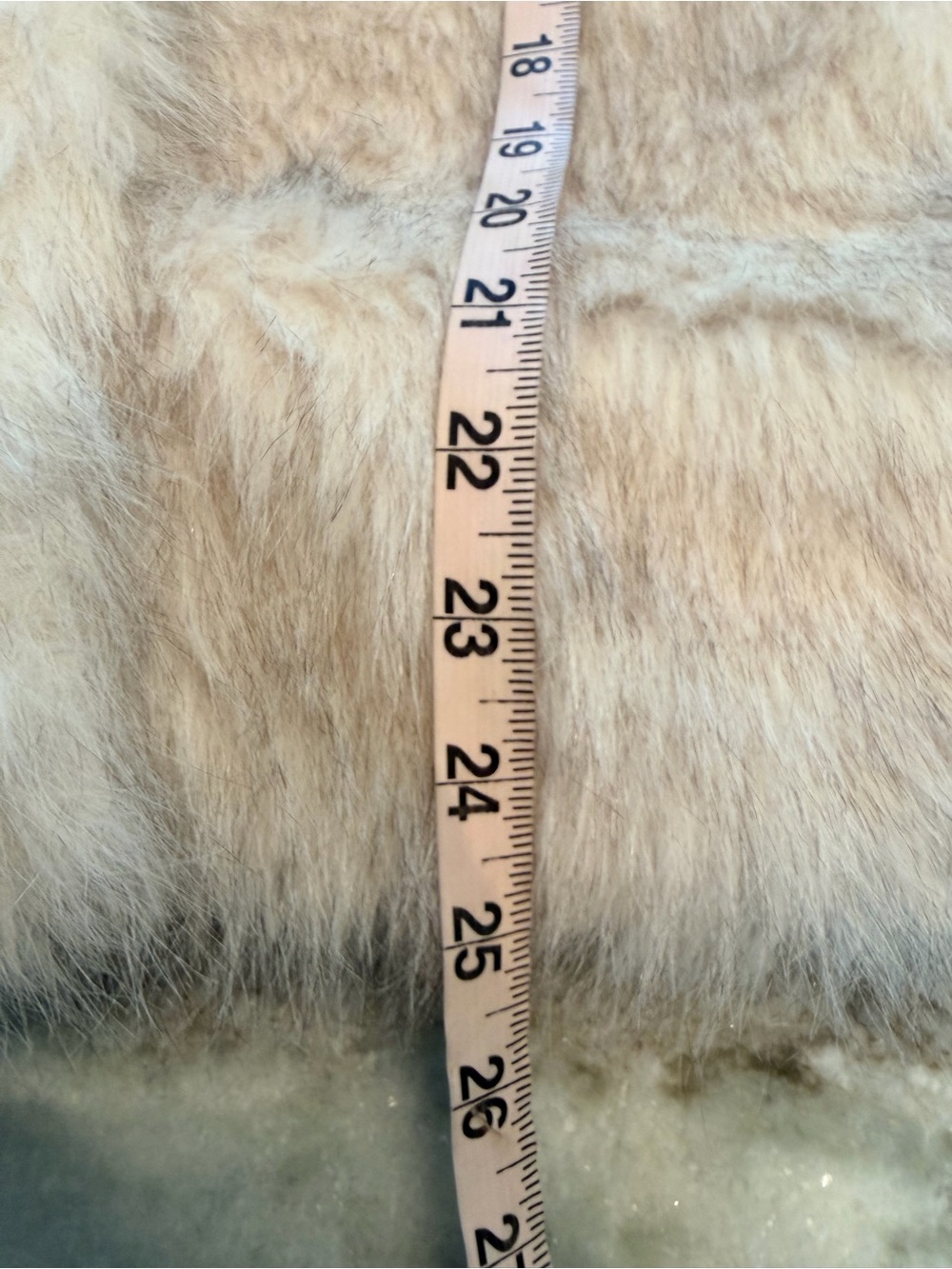Universal Thread Large Ivory Plush Faux Fur Open Front Jacket - Picture 10 of 11